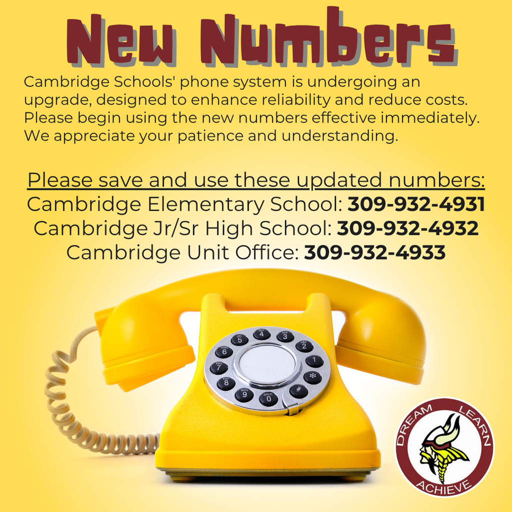 New Phone Numbers
