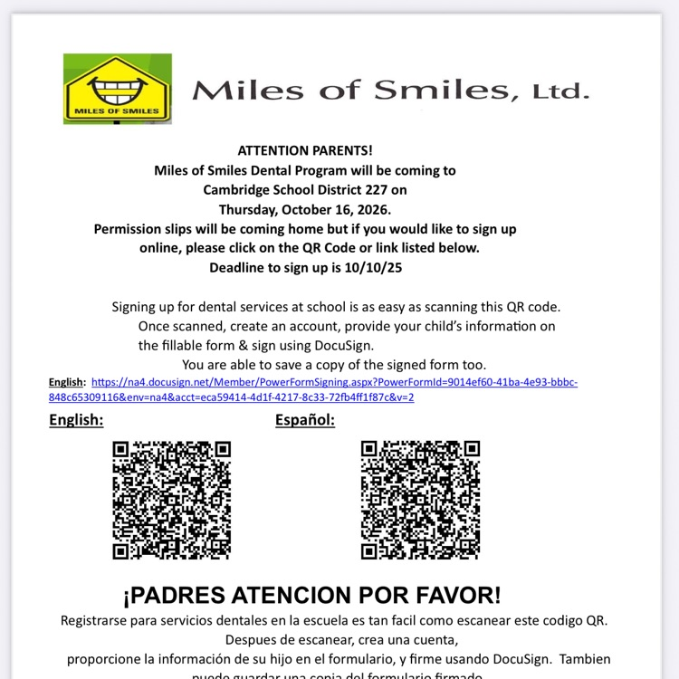 Miles of smiles