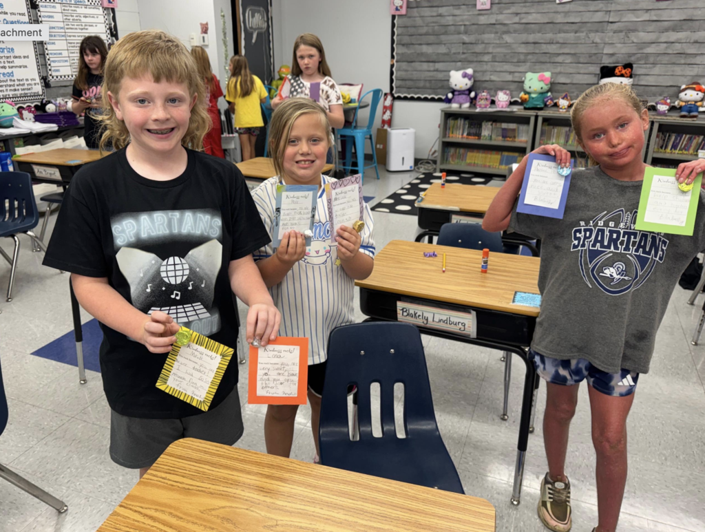 3rd grade kindness notes