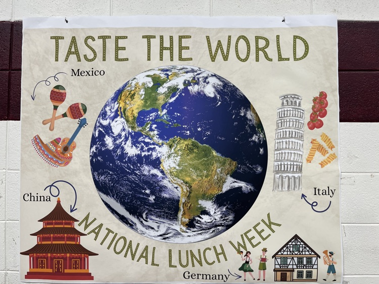 National lunch week sign