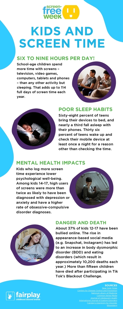 Screen Free Infographic