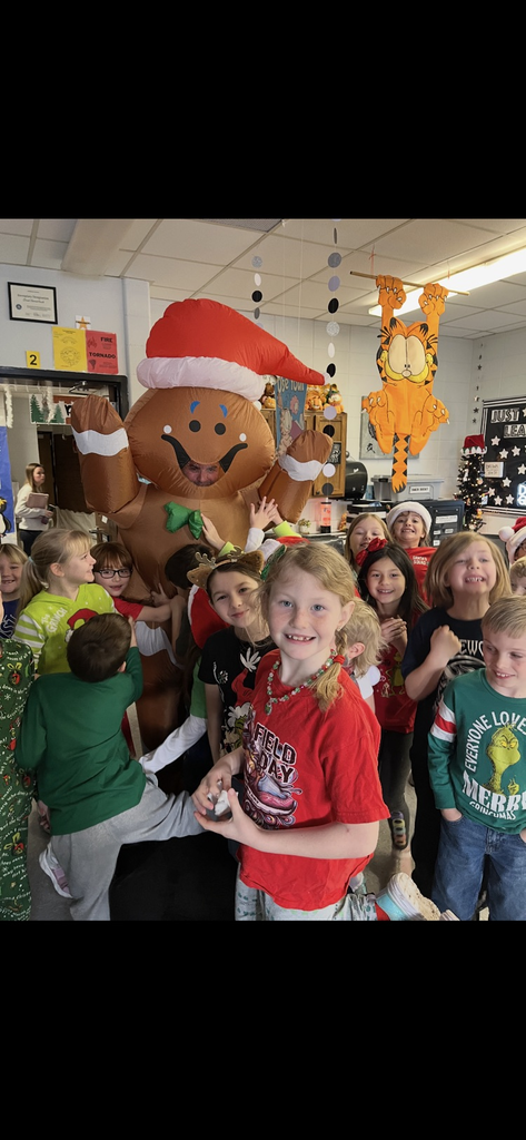 gingerbread man visits 