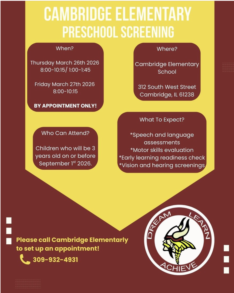 preschool screening flyer 