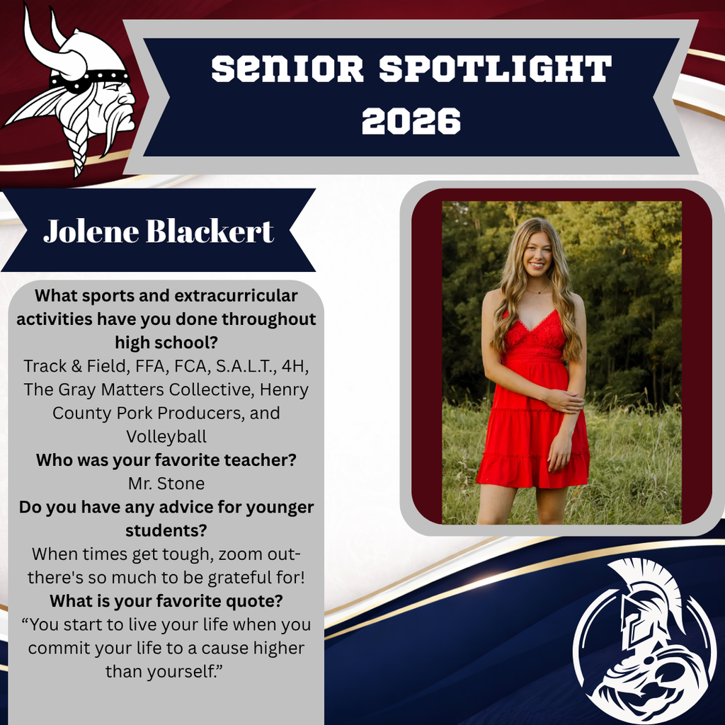 Today's Senior Spotlight!