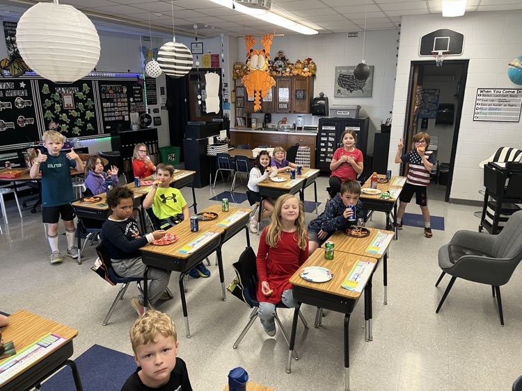 2H pizza party for meeting i-ready goal 