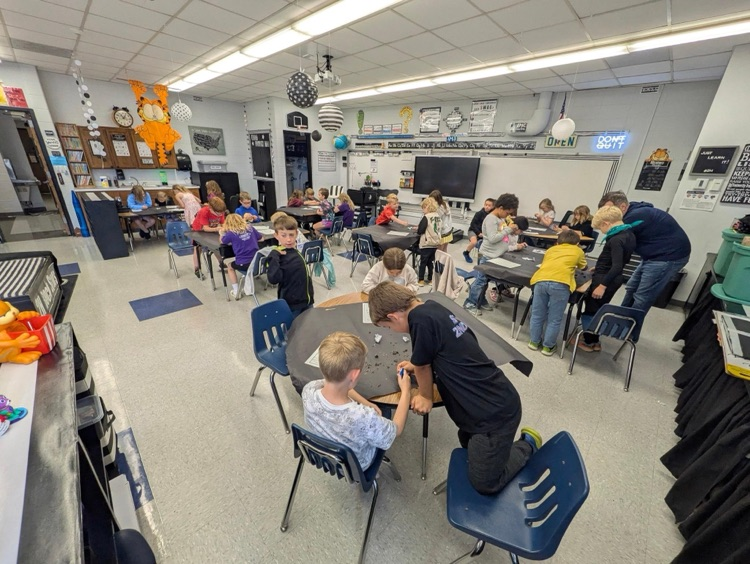 2nd grade dissecting owl pellets