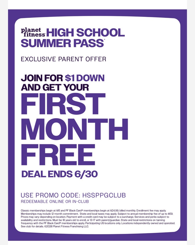Special membership for parents to planet fitness
