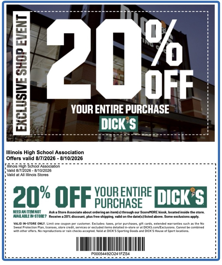 dick’s Sporting Goods coupon