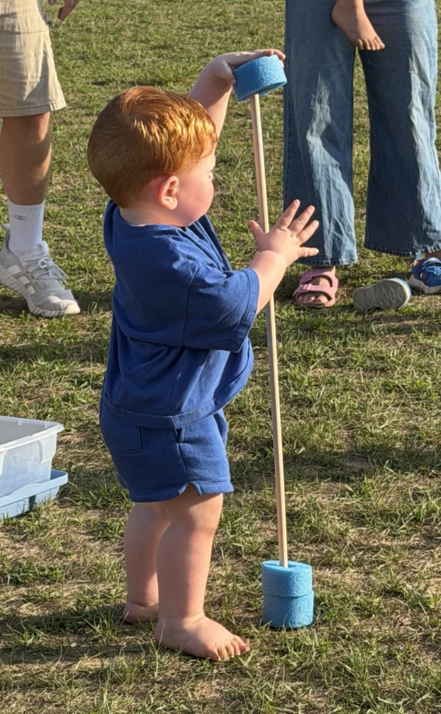 Little boy playing