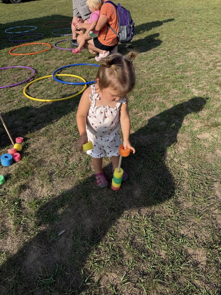 Little girl playing 