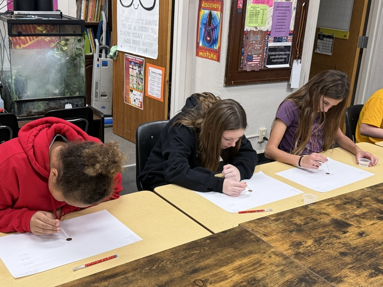 6th grade Water Surface Tension 10/10/25