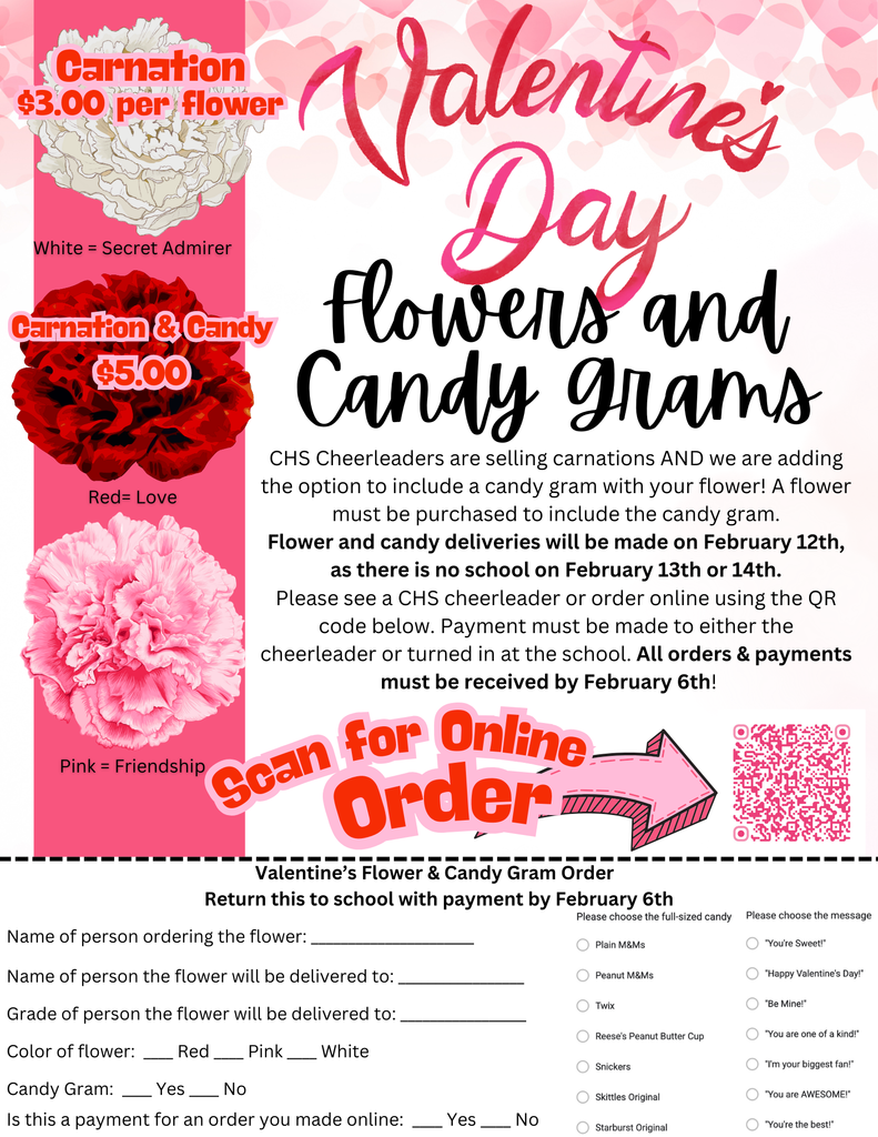 Valentine's Day flower order