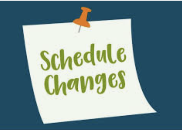 schedule changes