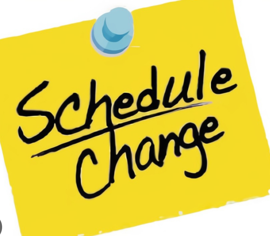 Track Schedule Change
