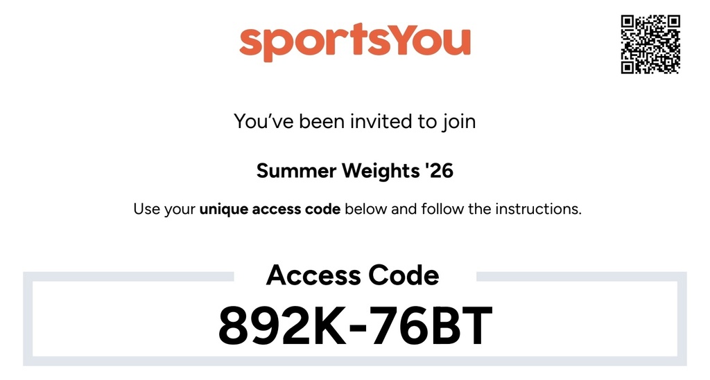 Summer Weights SportsYou Code