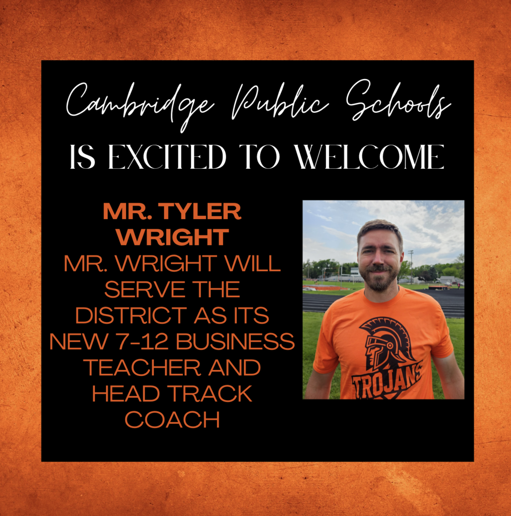 Mr. Tyler Wright joins CPS!