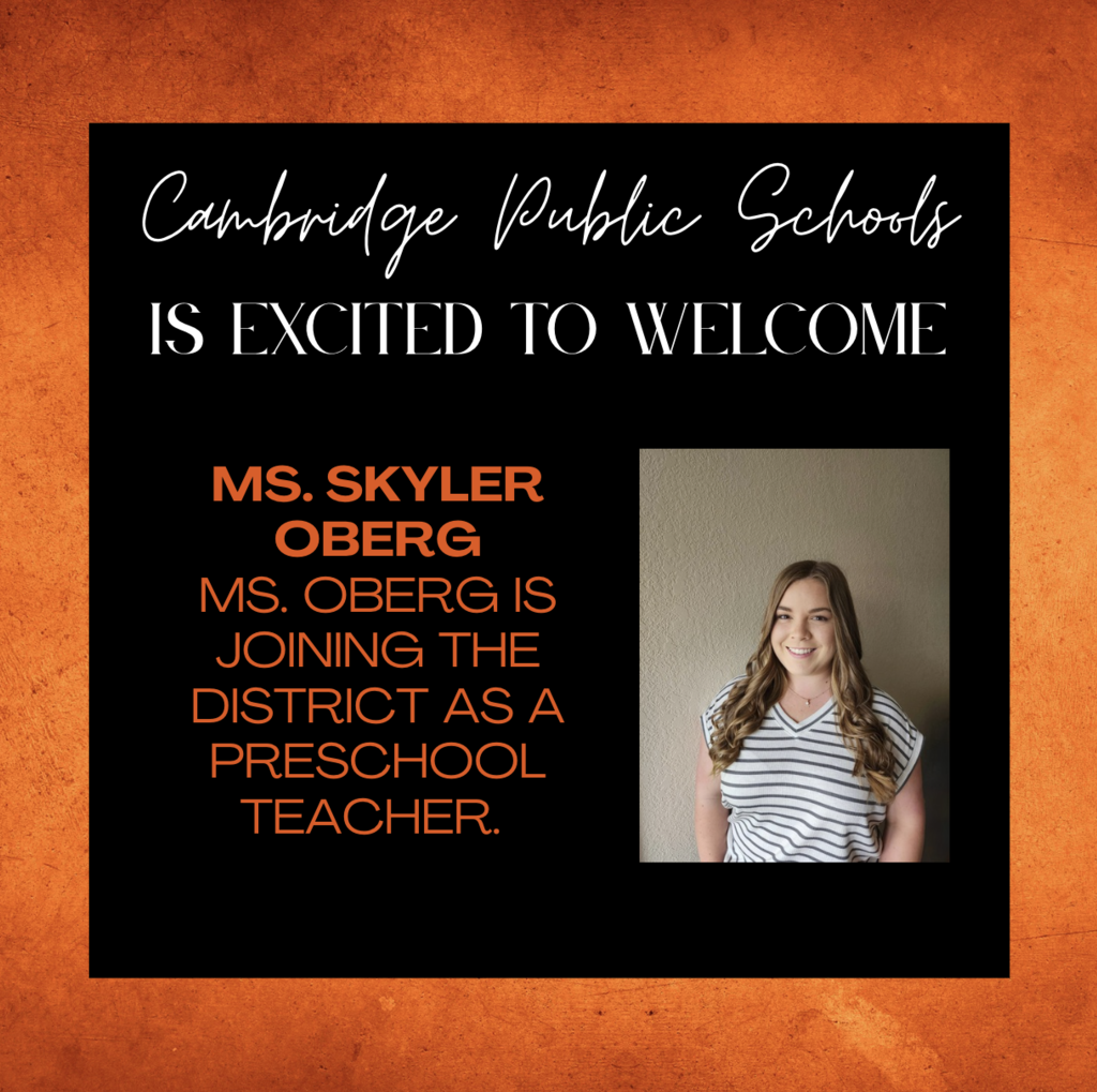 New Staff - Skyler Oberg
