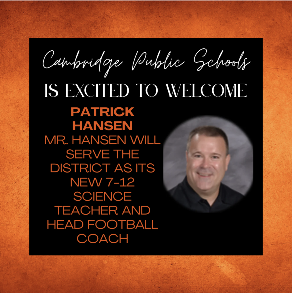 New Staff - Patrick Hansen