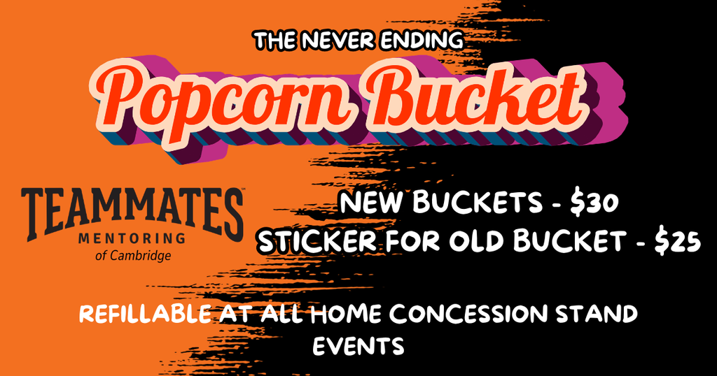 teammates popcorn bucket