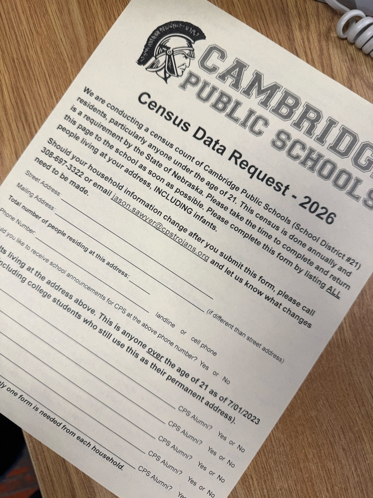 Census paper reminder
