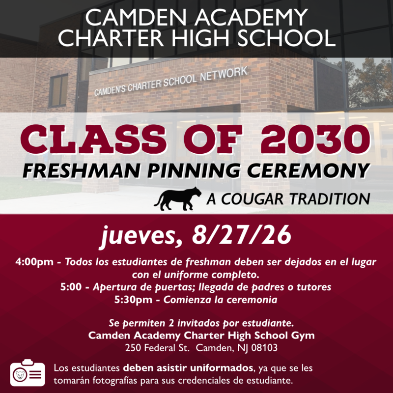 Freshman Pinning Ceremony Spanish