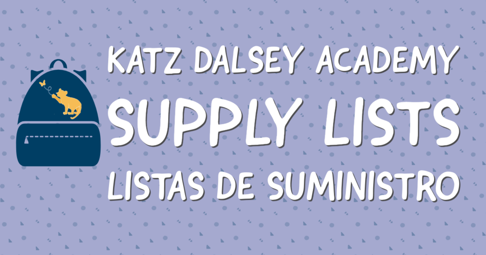 KATZ Dalsey Supply Lists