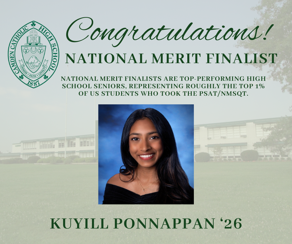 kuyill ponnappan camden catholic national merit finalist