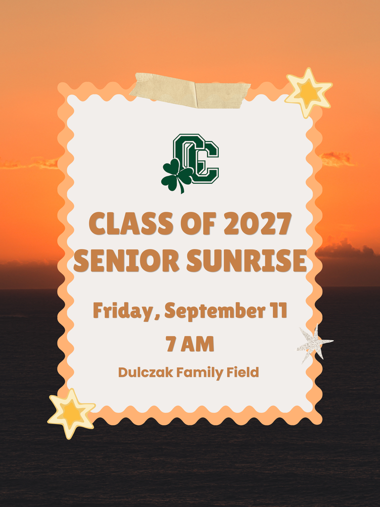 senior sunrise class of 2027