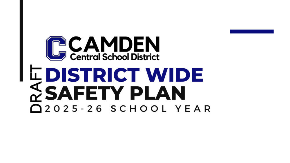 Draft District Wide Safety Plan for 25-26 School Year Is Now Available For Public Comment