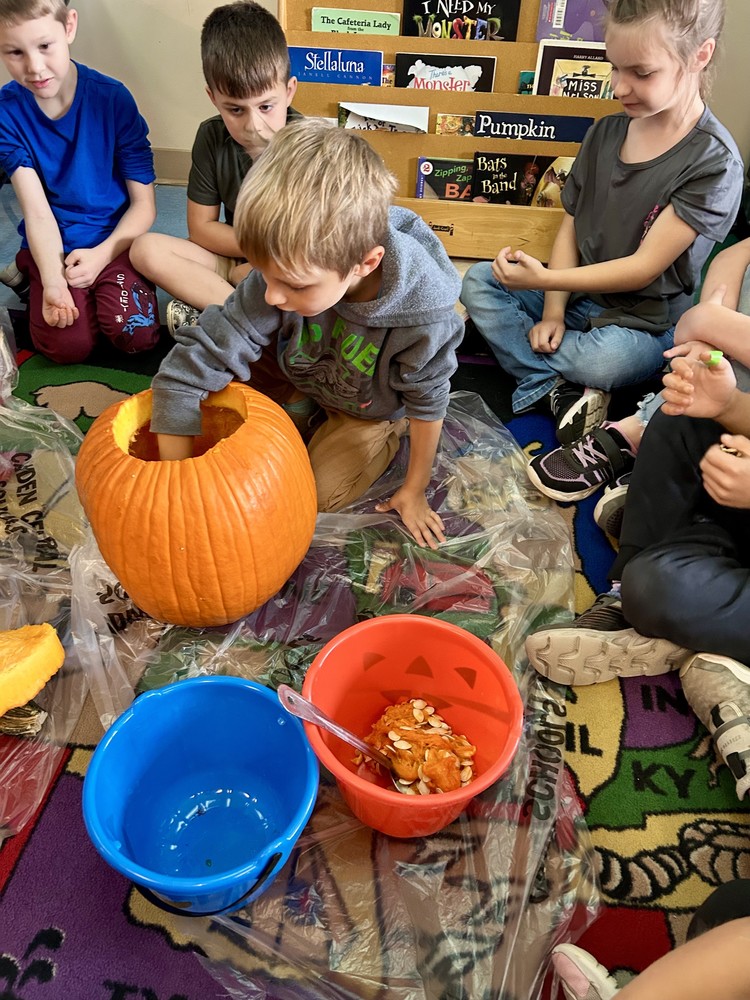 CES Second Grade Classes Pumpkin Activity