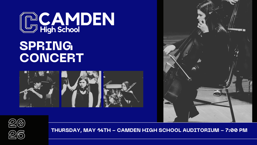 CHS Spring Concert 2026 Thursday, May 14th, CHS Auditorium