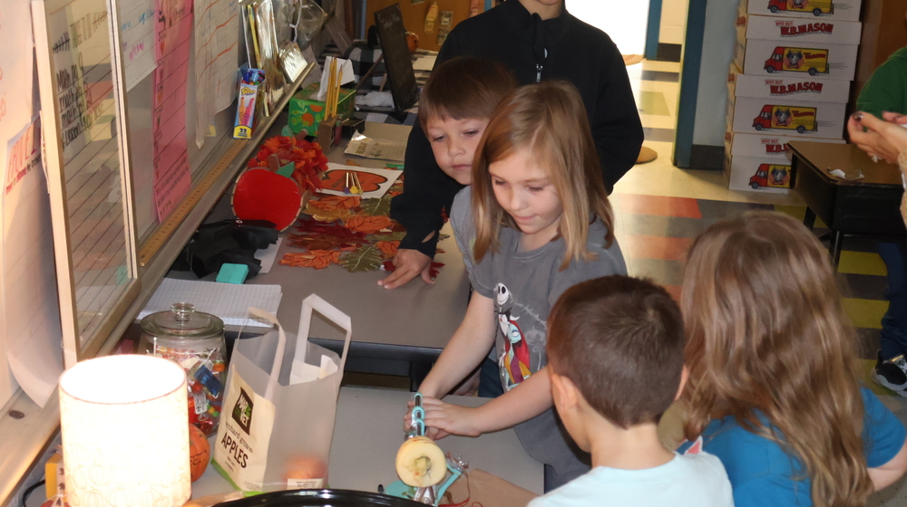 Making Applesauce in Mrs. Izzo's Room