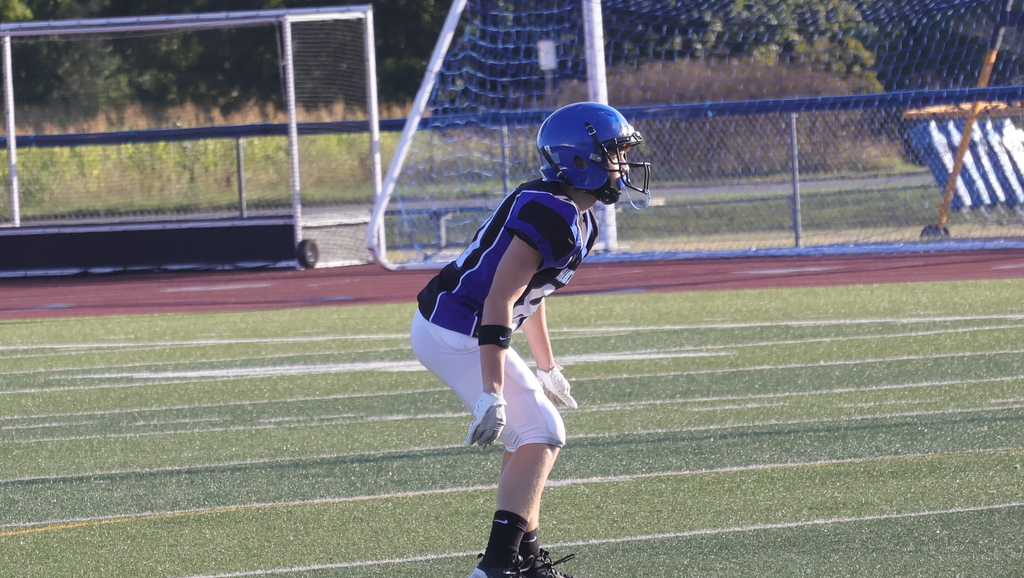 Football Blue/White