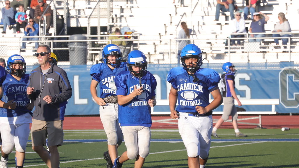 Football Blue/White