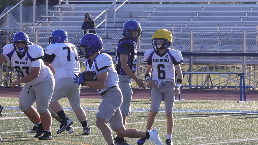 Football Blue/White