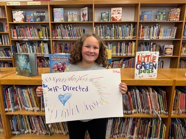 Self Directed Learners - McConnellsville Student Council member students with their posters
