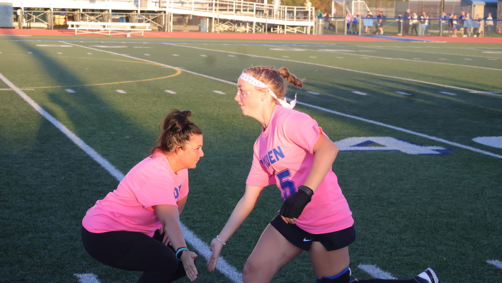 Field Hockey Coach McPheron Recognition and Pink Out Night
