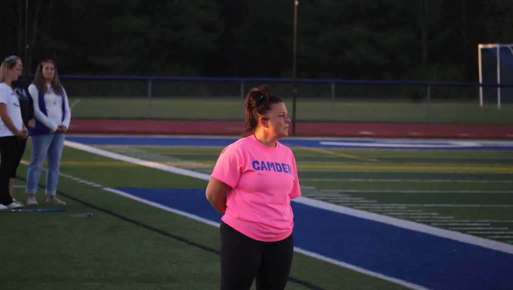 Field Hockey Coach McPheron Recognition and Pink Out Night
