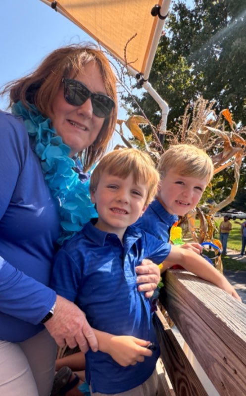 Admin Float at Homecoming Parade
