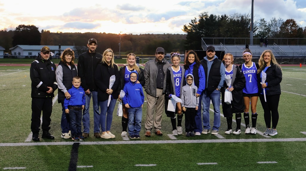 the seniors with their families