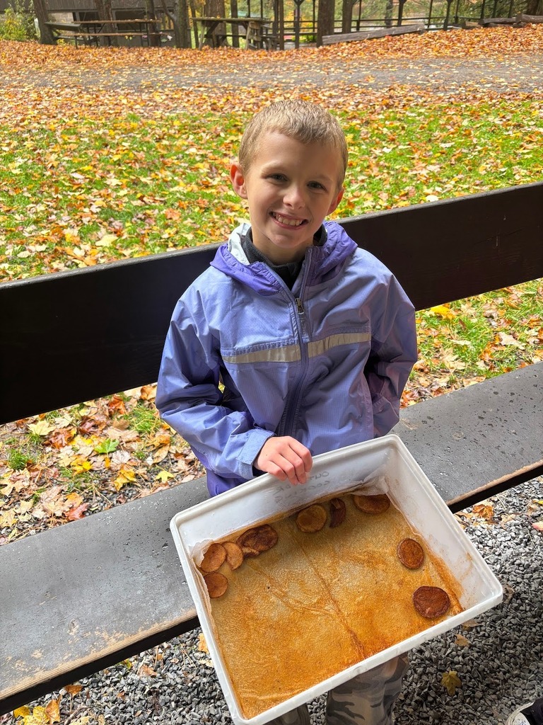 5th Grade on Field Trip at Camp Talooli - Outdoor Cooking