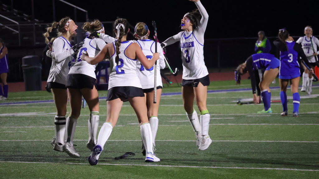 Camden celebrates the winning goal