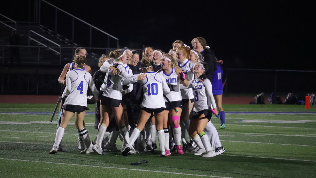 Camden celebrates the winning goal