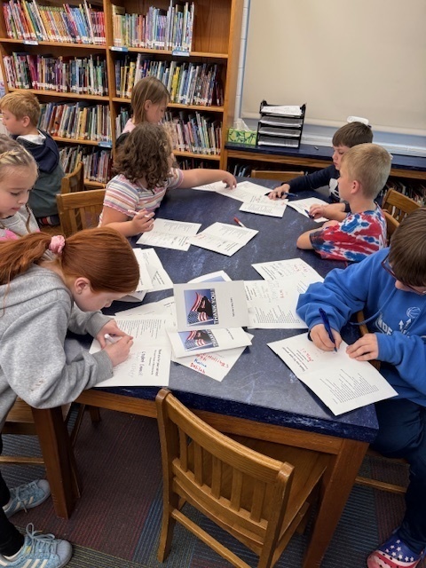 McVille Student Council Signing Cards