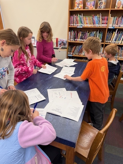 McVille Student Council Signing Cards