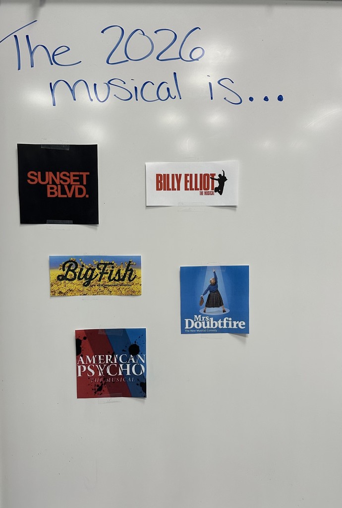 Sunset BLVD, Big Fish, American Psycho, Mrs. Doubtfire, Billy Elliot