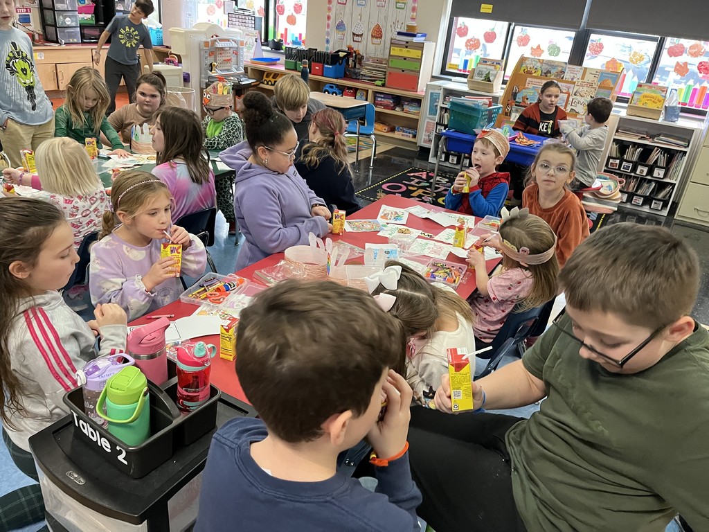 Friends giving Between Riegler and Poulin Classes
