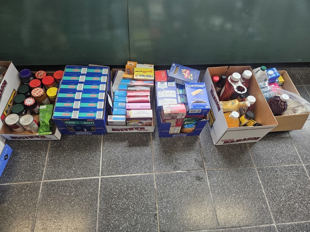 CMS Food Drive Items