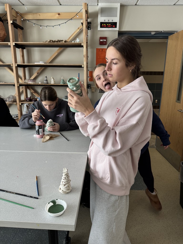 Ceramics Class Christmas Trees