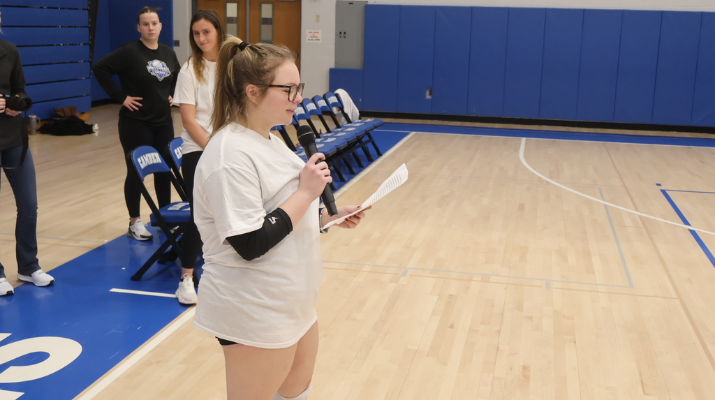 Volleyball Morgan's Message Night